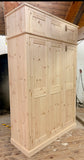 Wardrobe Full Hanging 3 Door - Solid Wood