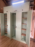 Hall Coat & Shoe Storage 5 Door Cupboard with Extra Top Storage (35 cm deep)