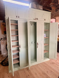 Hall Coat & Shoe Storage 5 Door Cupboard with Extra Top Storage (35 cm deep)