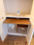 Computer Hideaway Cupboard - 2 Door over 2 Door Storage - 45 cm deep  - 100 cm wide