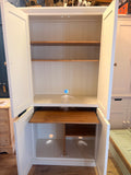 Computer Hideaway Cupboard - 2 Door over 2 Door Storage - 45 cm deep  - 100 cm wide