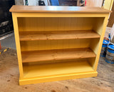 *Solid Pine Low Bookcase - 36" High with Adjustable Shelves