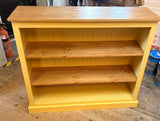 *Solid Pine Low Bookcase - 36" High with Adjustable Shelves