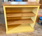*Solid Pine Low Bookcase - 36" High with Adjustable Shelves