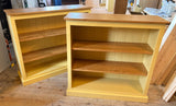 *Solid Pine Low Bookcase - 36" High with Adjustable Shelves