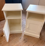 Bedside Chest / Pot Cupboard Solid Wood 1 Door and Open Space Width: 40 cm   Height: 70 cm   Depth: 37 cm