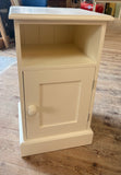 Bedside Chest / Pot Cupboard Solid Wood 1 Door and Open Space Width: 40 cm   Height: 70 cm   Depth: 37 cm