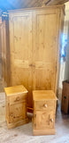 Wardrobe Full Hanging 2 Door Solid Wood