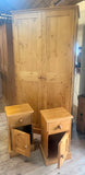 Wardrobe Full Hanging 2 Door Solid Wood