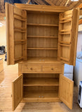 Larder 2 Door with 2 over 2 Base with Spice Racks - 2m High TRADITIONAL CORNICE