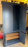 **IN STOCK* 90 cm wide 2 door over 2 door Hallway, Utility, Cloak Room Cupboard - Coat Hooks and Lower Shoe Cupboard