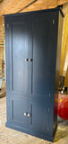 **IN STOCK* 90 cm wide 2 door over 2 door Hallway, Utility, Cloak Room Cupboard - Coat Hooks and Lower Shoe Cupboard