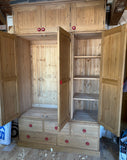 ^3 Door Triple Wardrobe with Drawers