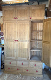 ^3 Door Triple Wardrobe with Drawers