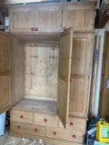 ^3 Door Triple Wardrobe with Drawers