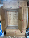 ^3 Door Triple Wardrobe with Drawers