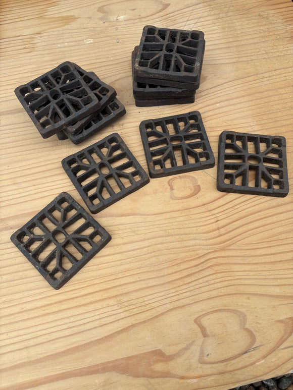 BULK LOT -Cast Iron Drain/Vent Cover Plates   ***CLEARANCE***    COLLECTION ONLY