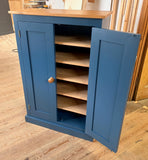 Low Hallway 2 Door Shoe Cupboard - Shaker Style to match our Tall Hall Cupboard (40 cm deep)