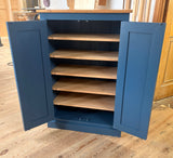Low Hallway 2 Door Shoe Cupboard - Shaker Style to match our Tall Hall Cupboard (40 cm deep)
