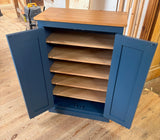 Low Hallway 2 Door Shoe Cupboard - Shaker Style to match our Tall Hall Cupboard (35 cm deep)