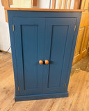 Low Hallway 2 Door Shoe Cupboard - Shaker Style to match our Tall Hall Cupboard (35 cm deep)