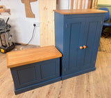 *2 Panelled Storage Box - to match our 2 Door Hall and Larder Cupboards (35 cm deep)