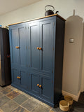 *SPLIT 8 Door Larder, Utility Room, Kitchen Storage Cupboard with Spice Racks (40 cm deep)
