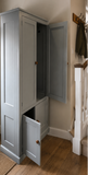 Panelled Hallway, Cloak Room 2 Door Storage Cupboard with Coat Hooks and 2 Door Lower Shoe Cupboard with or without TOP BOX (35 cm deep)
