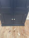 **IN STOCK* 90 cm wide 2 door over 2 door Hallway, Utility, Cloak Room Cupboard - Coat Hooks and Lower Shoe Cupboard