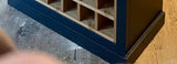 **Tall Display with Wine Rack & Drawer