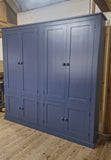 Hallway (4 door + 4 door), Utility, Cloak Room Storage Cupboard with Coat Hooks and Lower Shoe Cupboard (35 cm deep) WIDTHS 156 cm, 176 cm and 196 cm