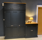 Hall Coat and Shoe Storage - 5 Door Combination Cupboard - OPTION 2