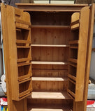 **IN STOCK** ONE only and choice of Paint Colour - *Kitchen Larder Pantry with 12 Bottle Wine Rack and Spice Racks (40 cm deep) 90 cm WIDE