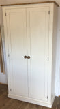 ROOM DIVIDER Hall Cupboard with Panelled BACK - 80 cm, 90 cm, 100 cm, 118 cm and 156 cm wide