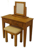 >Traditional Solid Pine 2 Drawer Desk / Bedroom Dressing Table