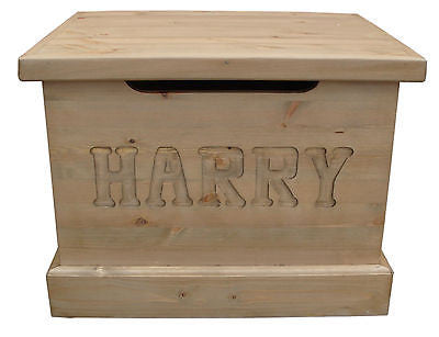 Blanket Box - Childs Solid Pine Toy Box (Small)