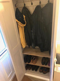 *4 Door Combination Coat and Shoe Storage Cupboard