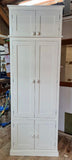 ^2 door over 2 door Hallway, Utility, Cloak Room Storage Cupboard with Coat Hooks and Lower Shoe Cupboard (40 cm deep) with TOP BOX
