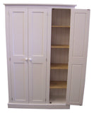 >3 Door Hall, Utility Room, Toys, Cloak Room Coat & Shoe OPTION 1 with Extra Top Box Storage Cupboard (35 cm deep)
