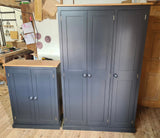 >Shaker Style Low 2 Door Hallway Shoe Cupboard - to match our Tall Hall Cupboard (40 cm deep)