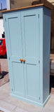 *2 Door Larder Pantry Cupboard - Fully Shelved with Spice Racks