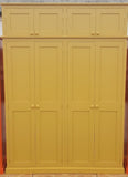 *NEW DESIGN 4 Door WINE RACK Larder, Utility Room, Kitchen Storage Cupboard with or with-out Spice Racks (40 cm deep)