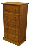 5 Drawer Wide Wellington Chest