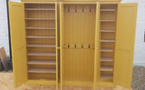 *5 Door Hall Coat & Shoe Storage Cupboard (35 cm deep) - NO TOP BOX
