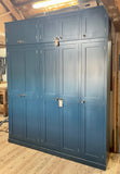 *5 Door Hall Coat & Shoe Storage Cupboard with Extra Top Storage (35 cm deep)