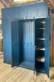 >5 Door Hall Coat & Shoe Storage Cupboard with Extra Top Storage (35 cm deep)