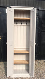 >NEW 2 door Hallway, Utility, Cloak Room Storage Cupboard with Coat Hooks and 3 Shelves (35 cm deep) ALL SIZE VARIATIONS - Option 1
