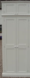 A elephants breath 6-door hall coat and shoe storage cupboard with a top box and additional storage.