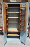 *DIY Finishing - RAW WOOD Kitchen Larder Pantry Cupboard (40 cm and 50 cm deep) Fully Shelved with Spice Racks
