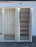 >8 Door COMBINATION Hall, Utility Room/Cloak Room Storage Cupboard with Shoe Bench and Coat Rack - 4.3 m wide